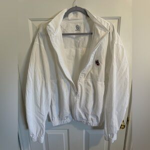 Miro Overseas Cream Jacket with Embroidered Detail